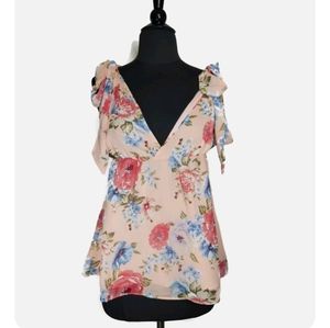 SALE! 😎🤓Forever 21 Multi-colored Floral Sleeveless Top